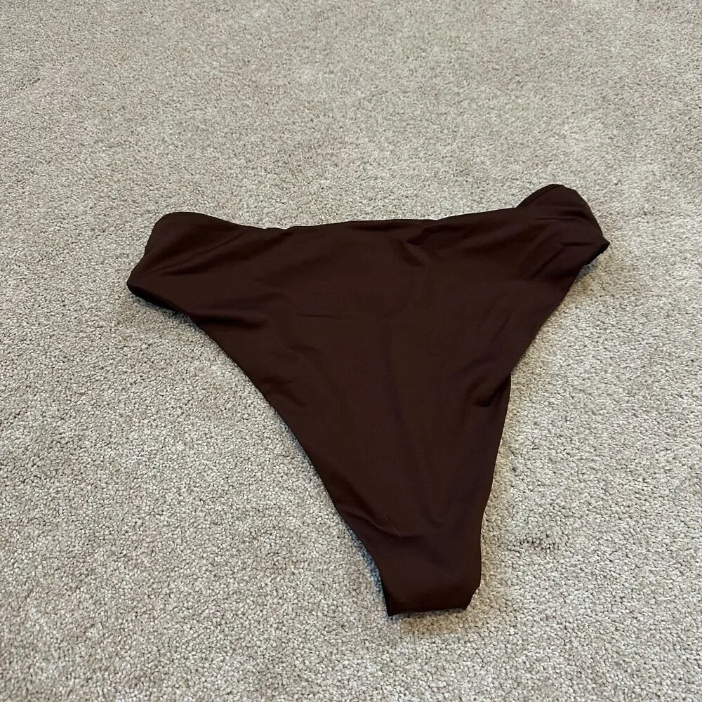 SKIMS Chocolate Brown Bikini Bottoms